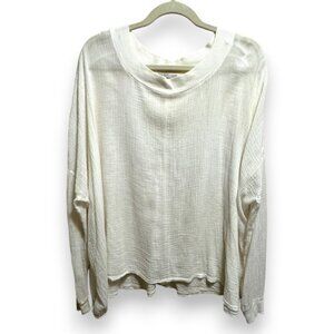 Skin Women White Oversized Top